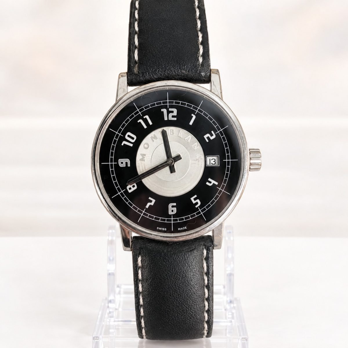 Montblanc Clásico con fecha · esfera negra