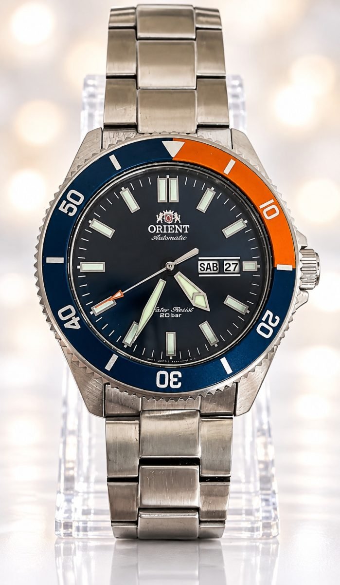 Orient Kanno Diver Automático · esfera azul