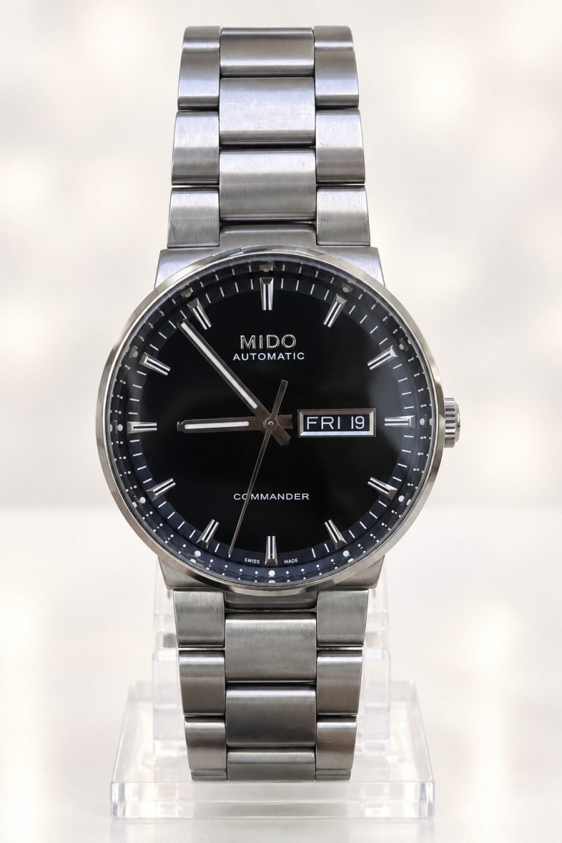 Mido Commander II Datoday Automático · esfera negra · N.º 55