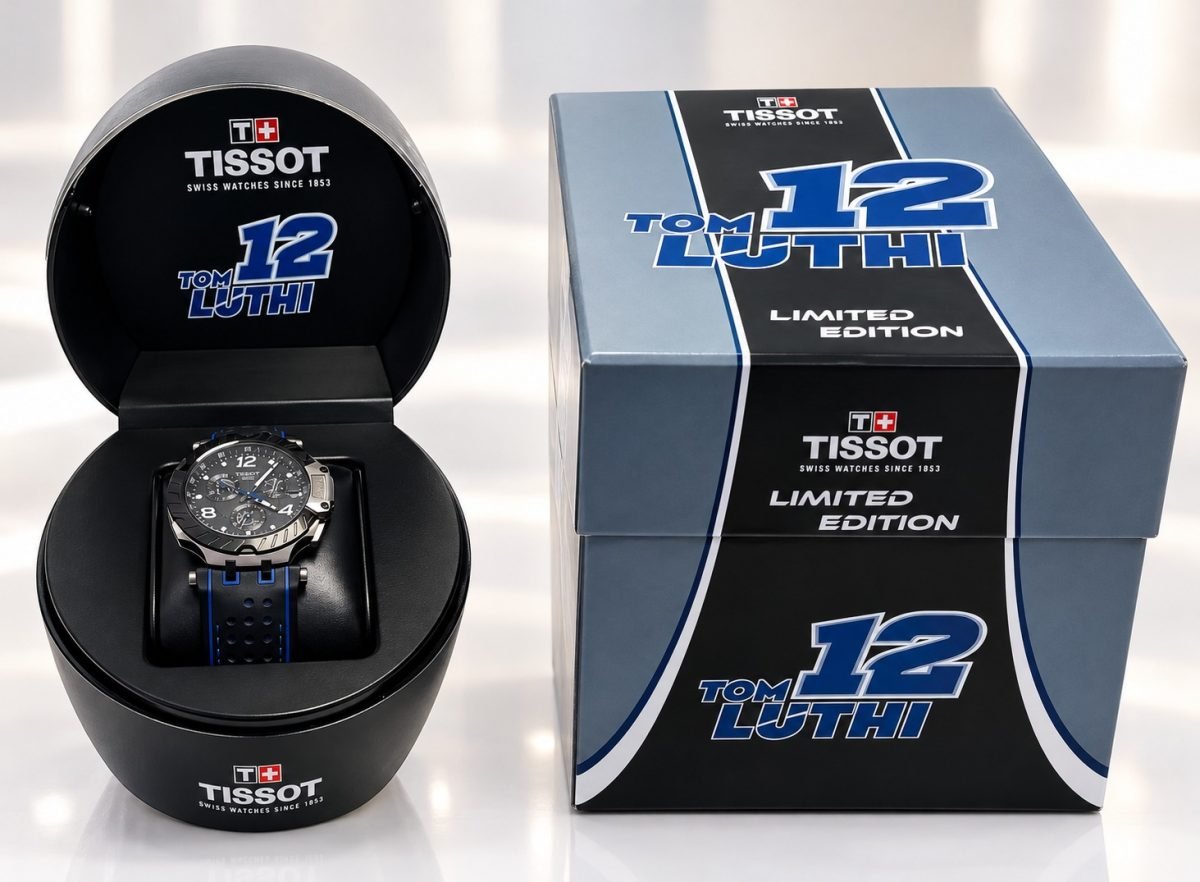 Tissot T-Race Tom Lüthi Edición Limitada · esfera negra