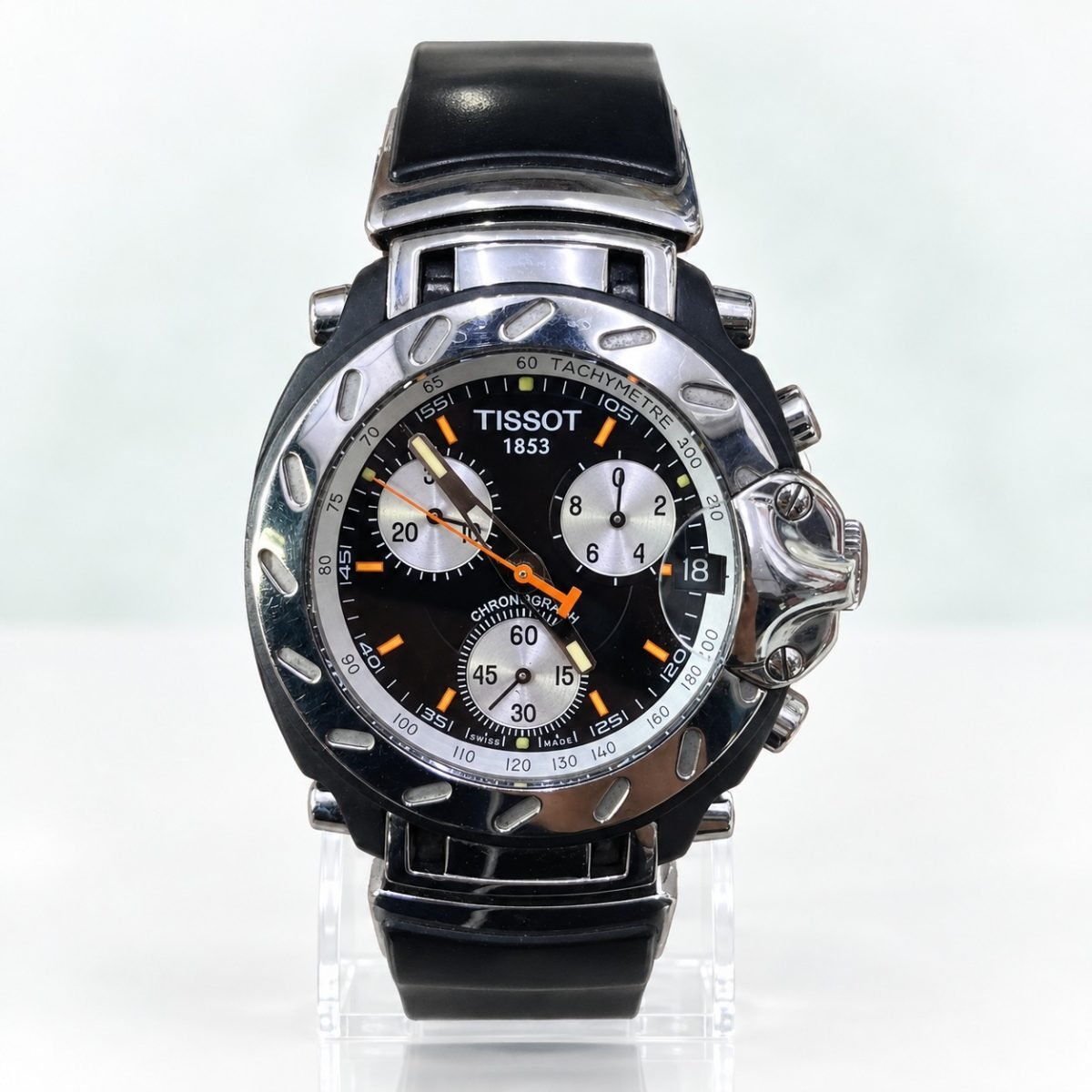 Tissot T-Race Cronógrafo · esfera negra